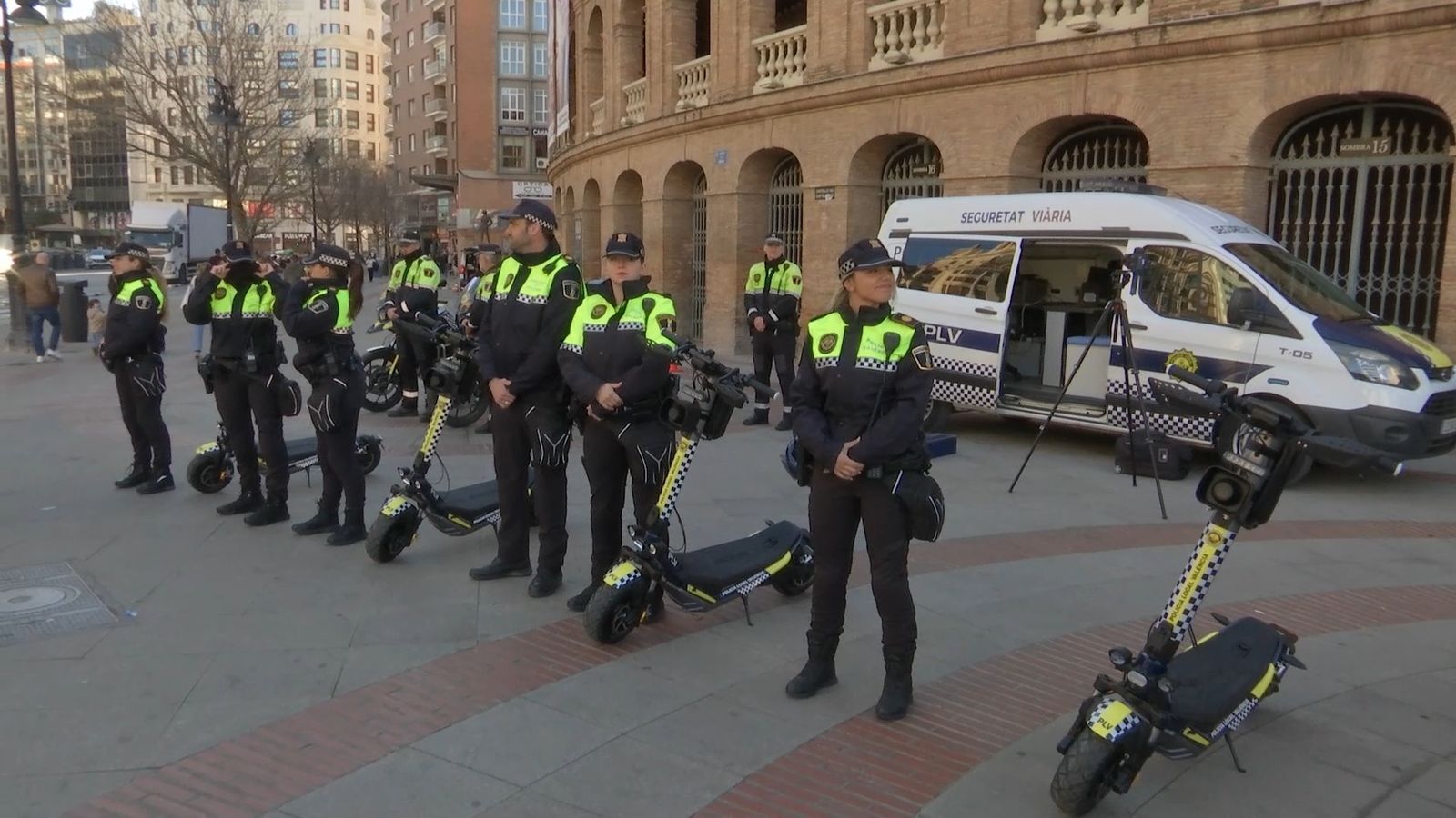 Presentació del nou Grup d'Inspecció i Vigilància dels Vials Ciclistes de València
