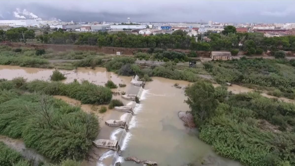 Embassament de Maria Cristina després de les pluges