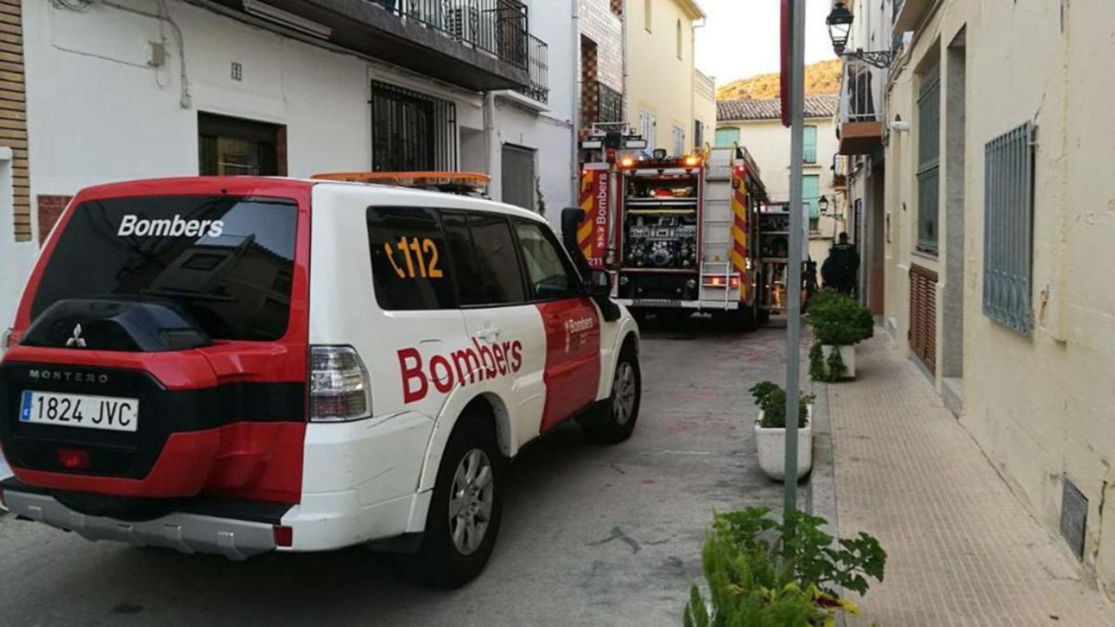 L’incendi ha sigut en una vivenda unifamiliar a Tàrbena