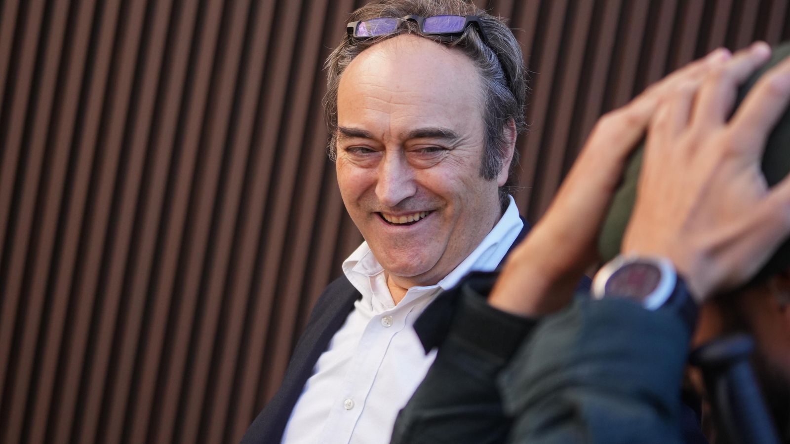 El propietari d'El Ventorro, Alfredo Romero, a l'eixida del jutjat de Catarroja el passat 21 de novembre