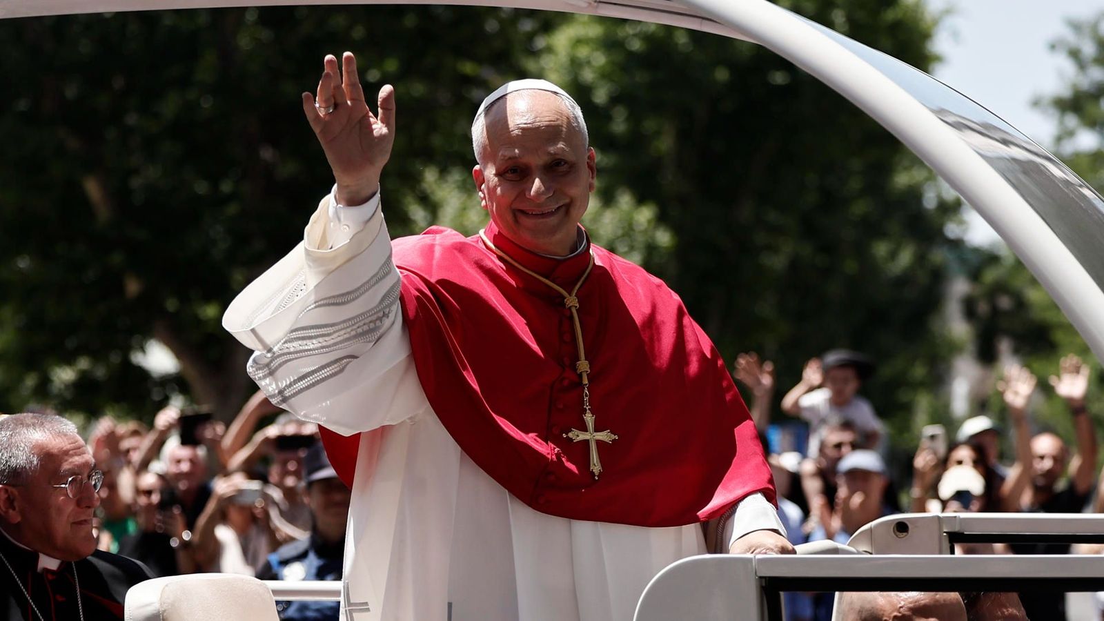 Arribada del Papa a Madrid