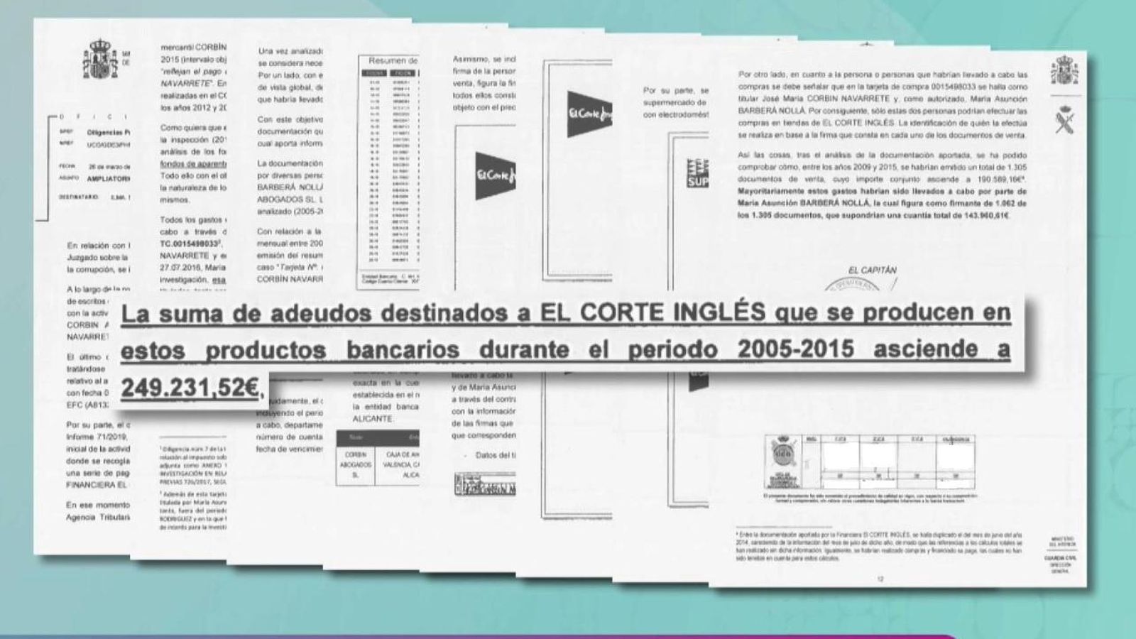 Extracte de l'informe de l'UCO de la Guàrdia Civil