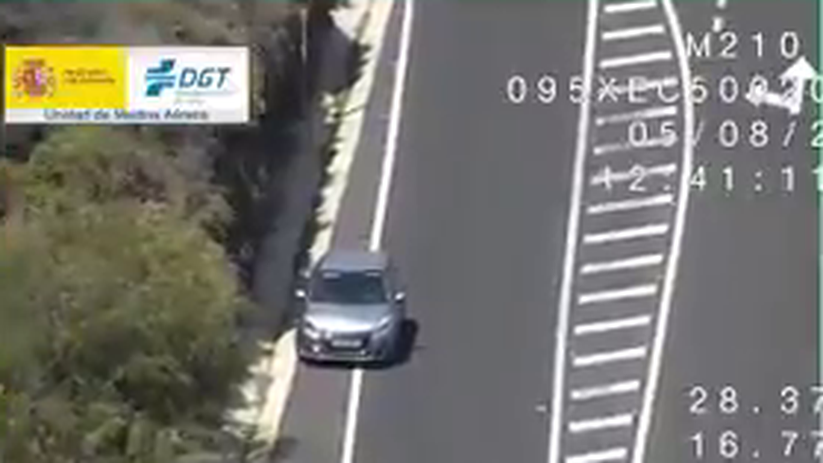 Vídeo penjat aquest dijous per la DGT amb les conductes més imprudents