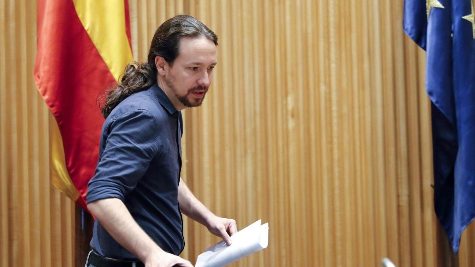 Iglesias va mantindre diumenge una conversa telefònica amb Puigdemont