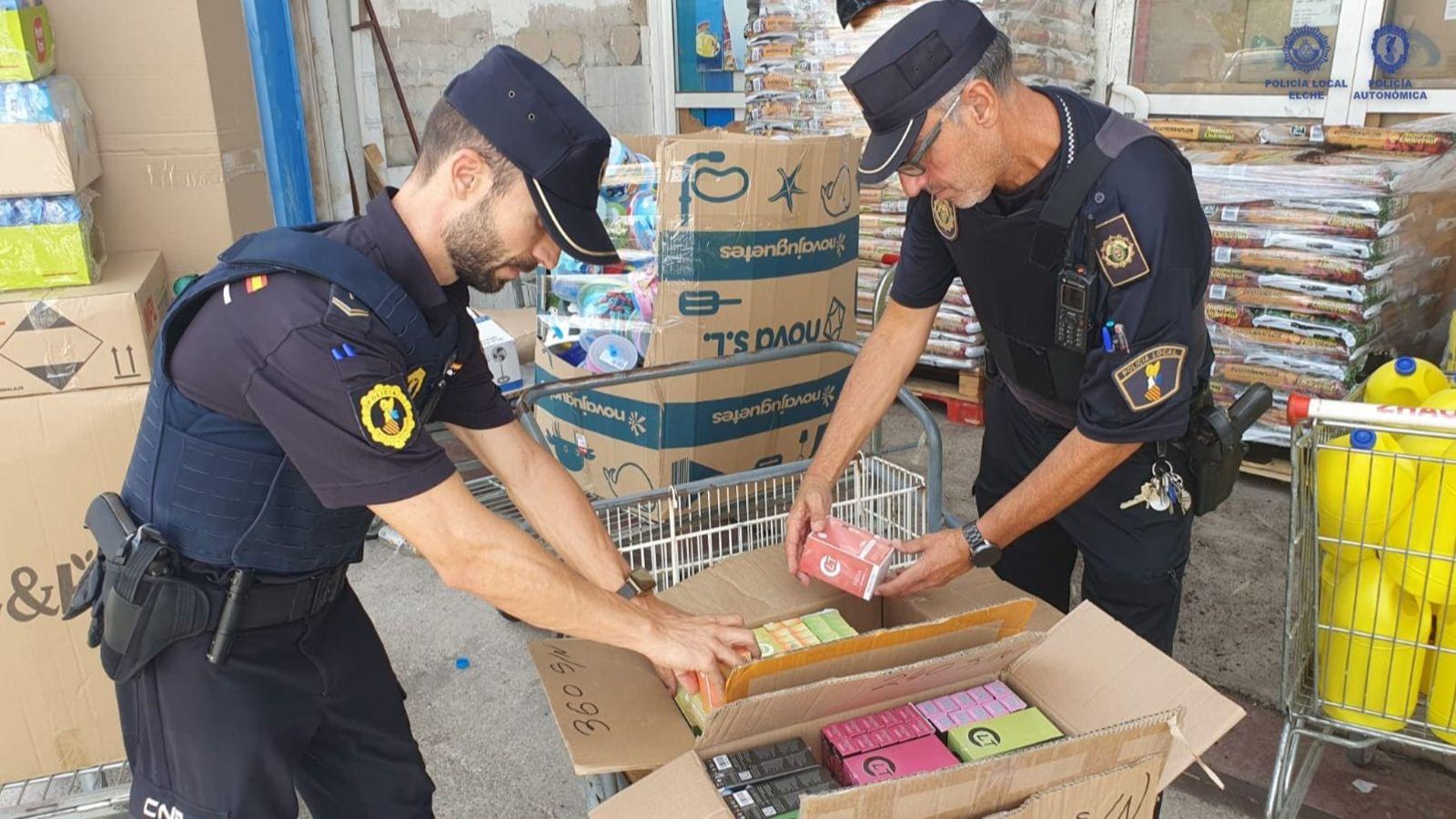 Decomissats més de 8500 vapejadors a Crevillent