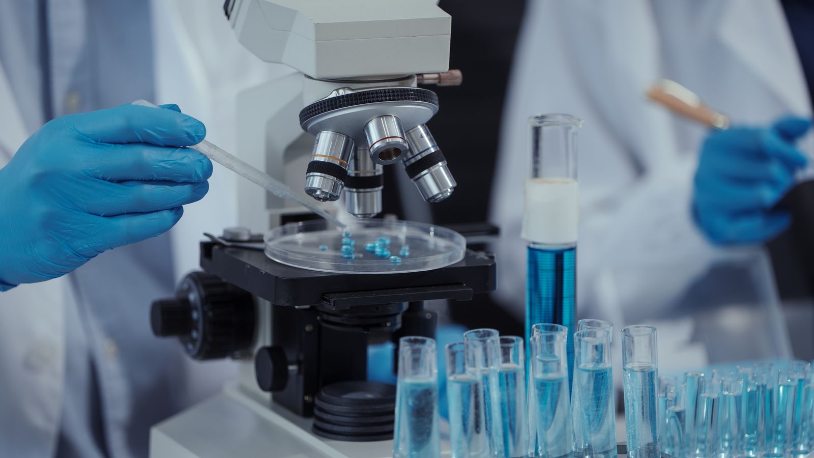 Imatge d'arxiu d'un laboratori d'investigació