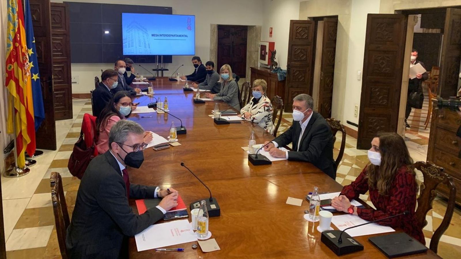 Imatge de la reunió interdepartamental