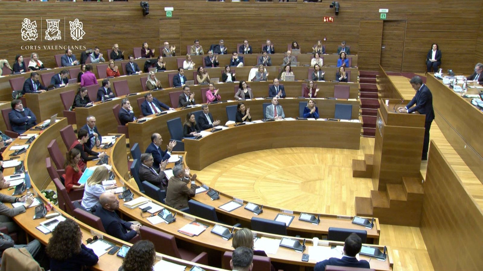 Sessió de control a les Corts