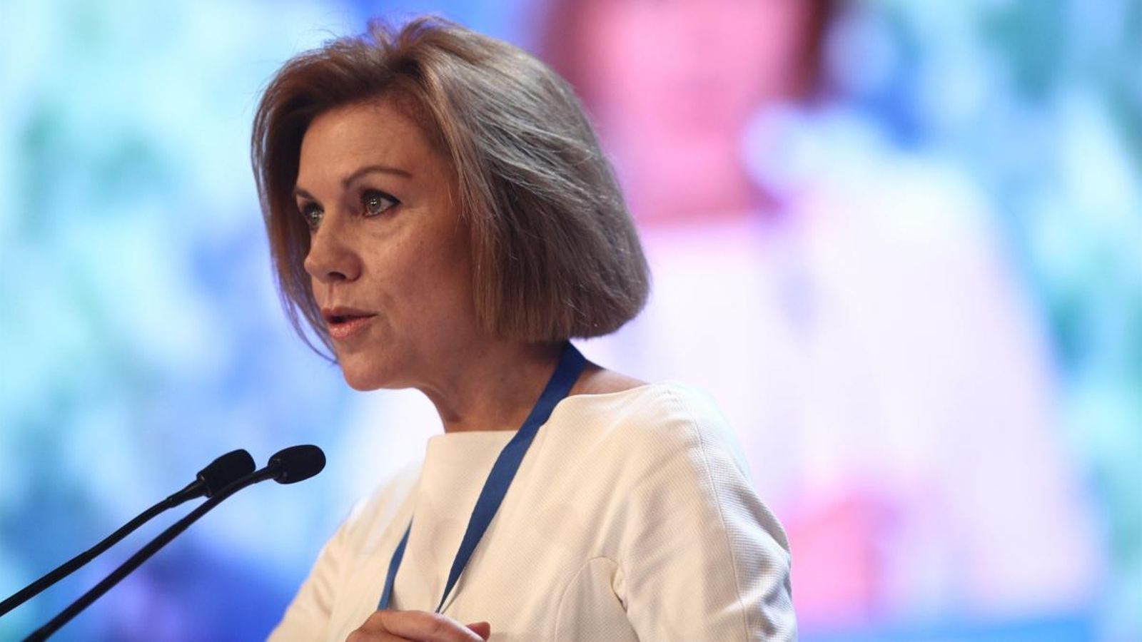 L’exsecretària general del PP i exministra de Defensa, María Dolores de Cospedal, en una imatge d'arxiu