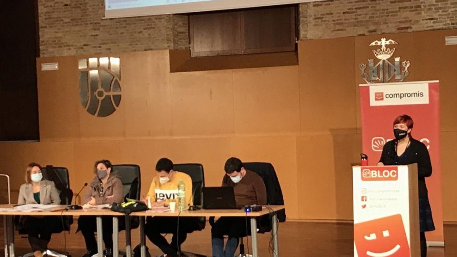 El Consell Nacional del Bloc, reunit el passat desembre.