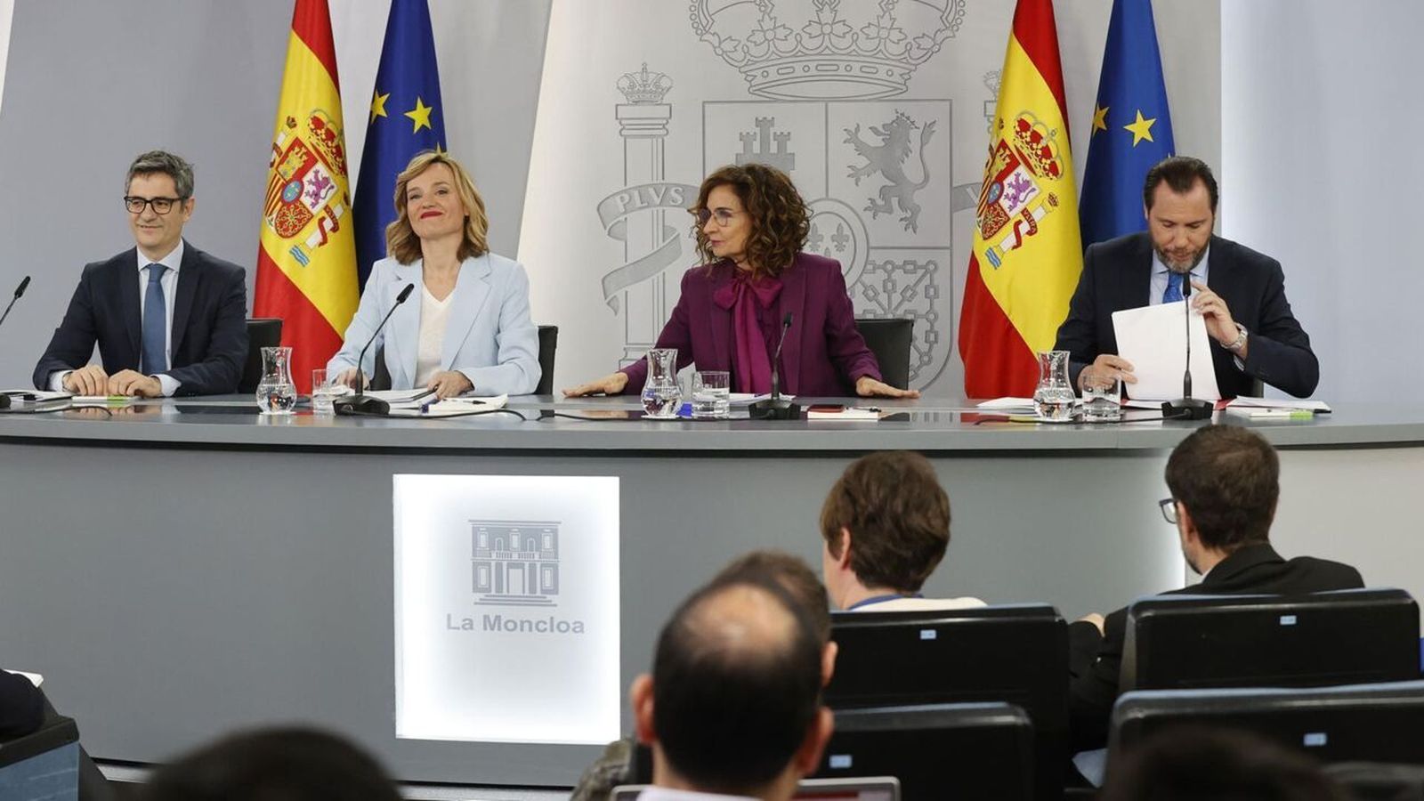 Roda de premsa posterior al Consell de Ministres, este dimarts