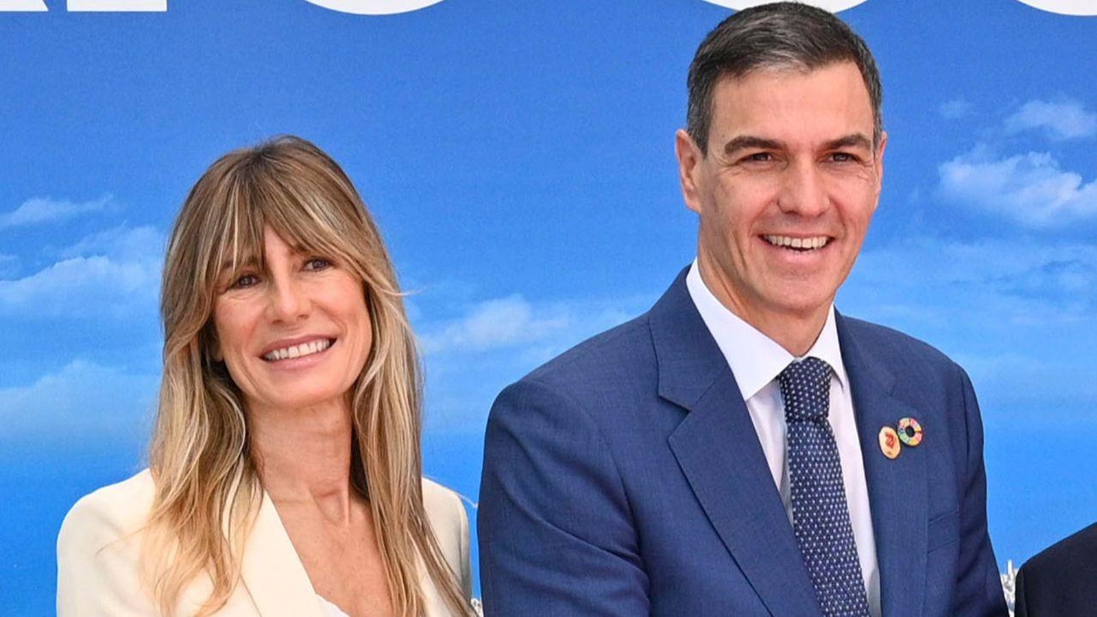 Begoña Gómez i Pedro Sánchez en el Brasil este dilluns