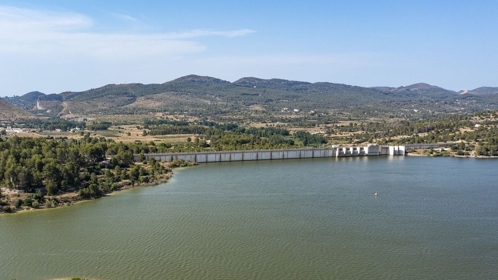 L'embassament de Bellús, en una imatge d'arxiu
