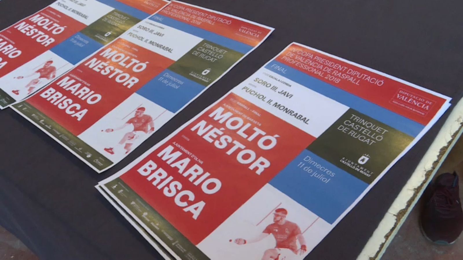 Cartell de la final de la Copa Diputació de raspall