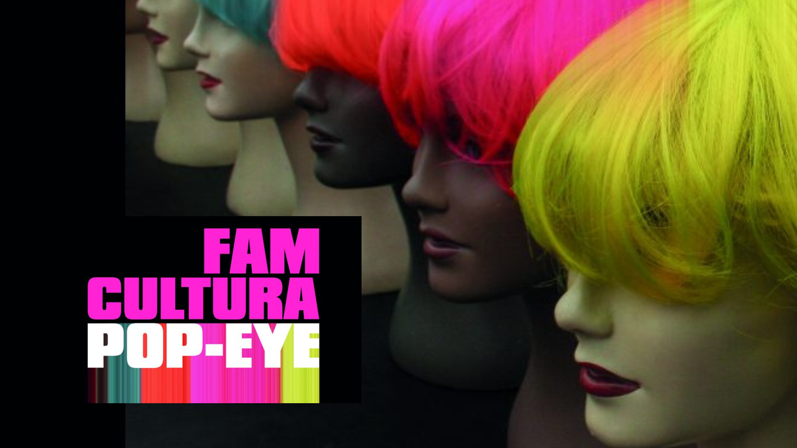 Cartell dels premios FAM Cultura Pop Eye