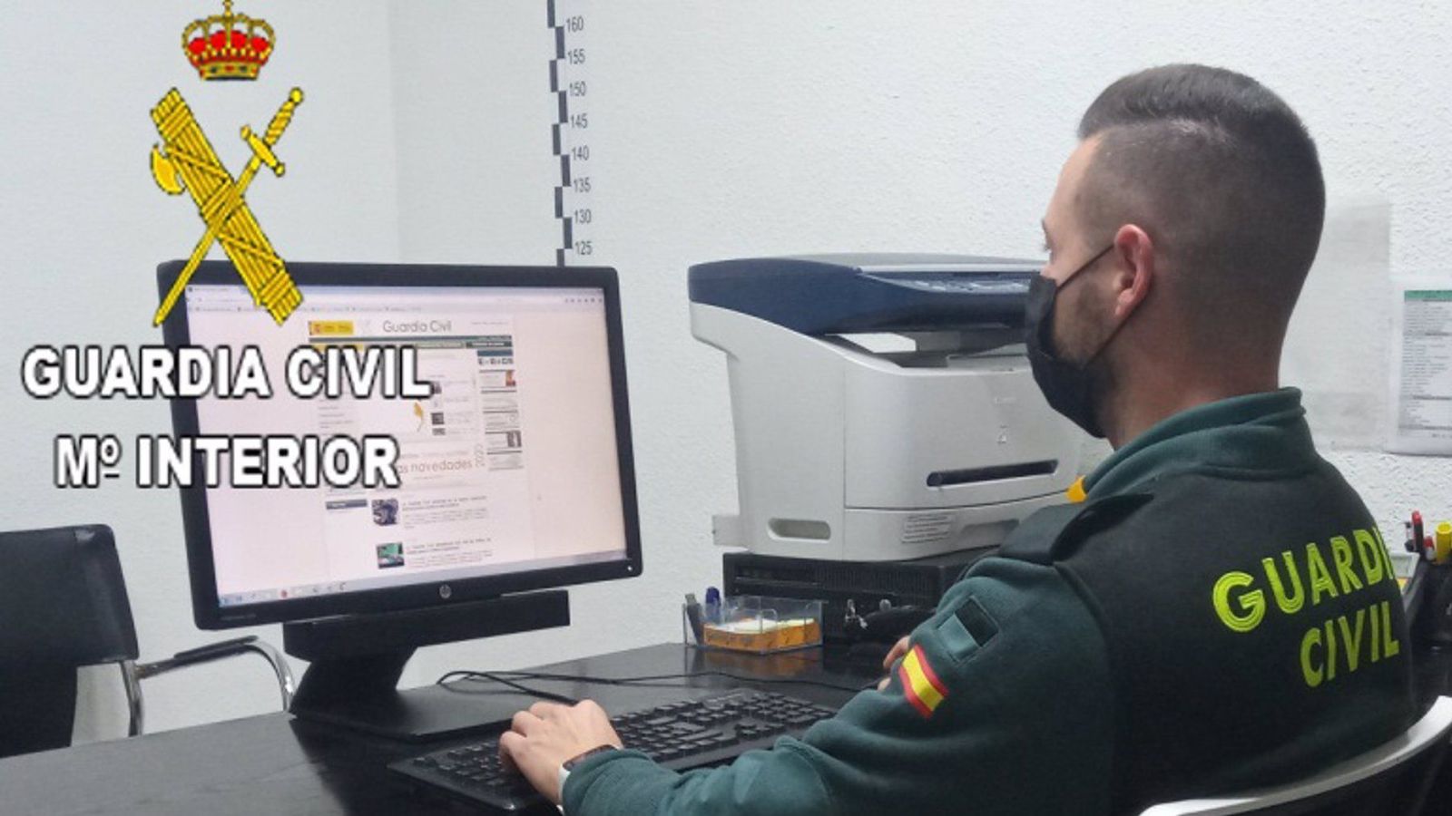 Un agent de la Guàrdia Civil en una imatge d'arxiu