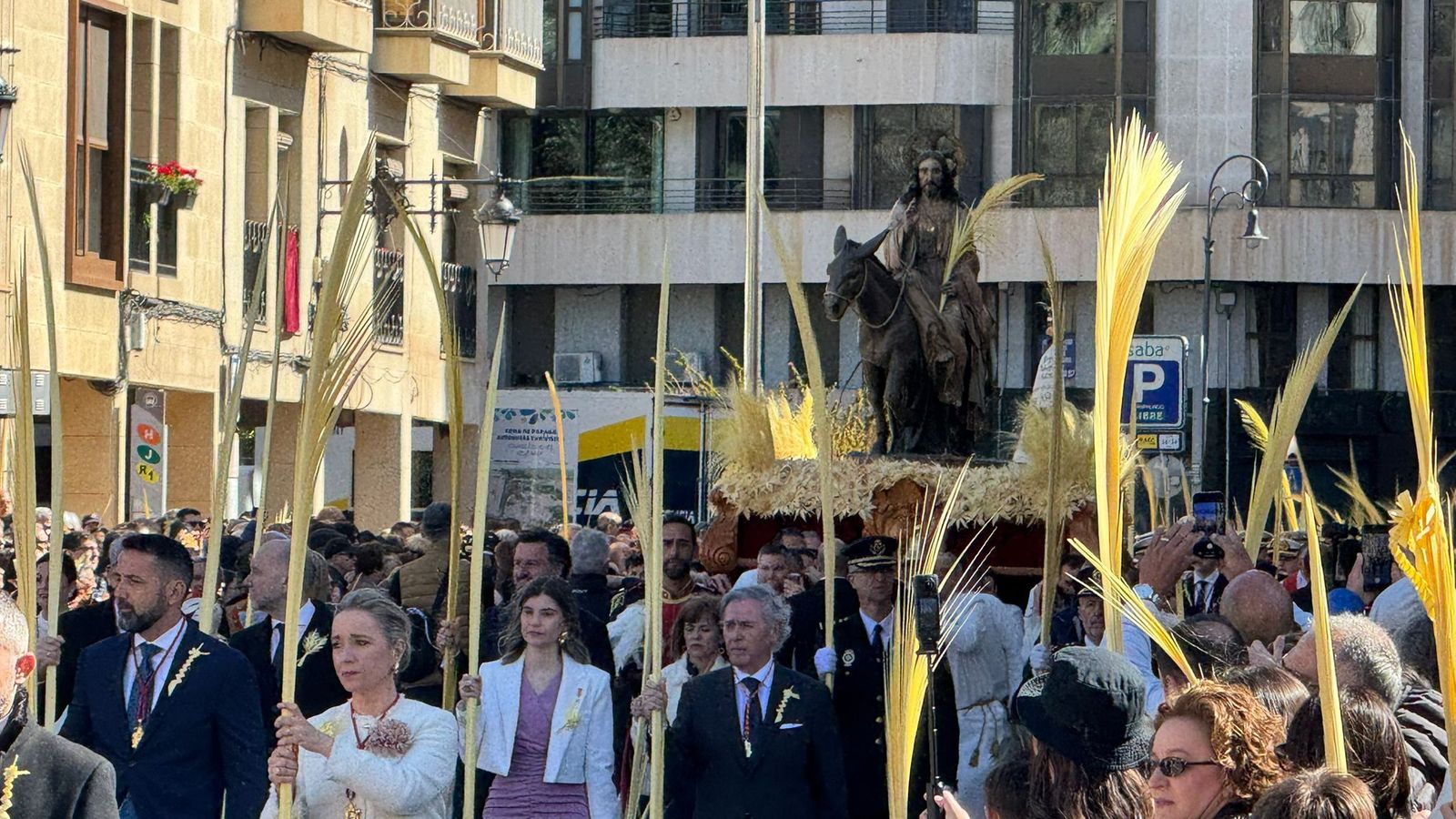 Moment de la processó d'este diumenge a Elx