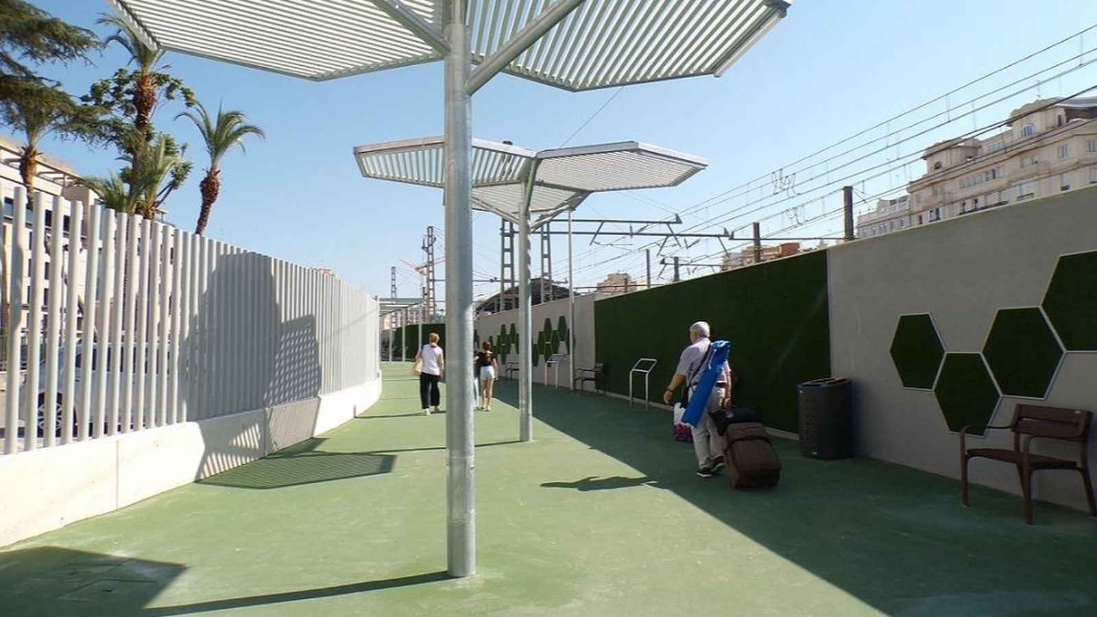 Corredor entre les dos estacions