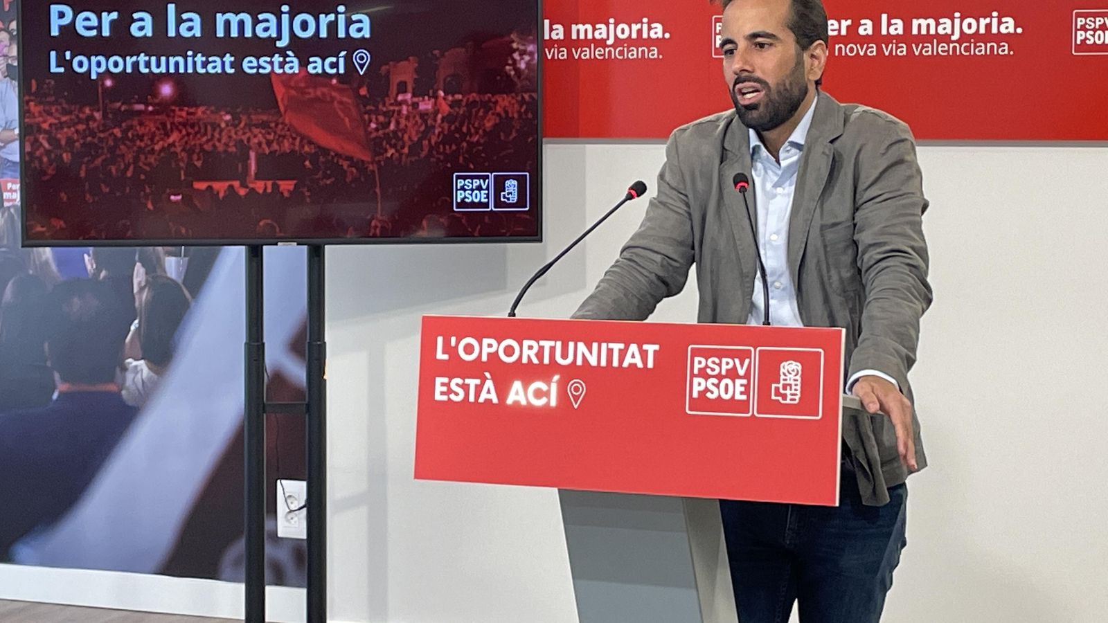 El secretari d'Organització del PSPV-PSOE, José Muñoz