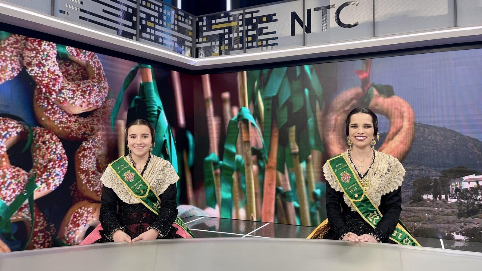 Tant les falleres majors de València com les reines de les festes de Castelló han passat pels estudis d'À Punt per a gravar la nova campanya de festes