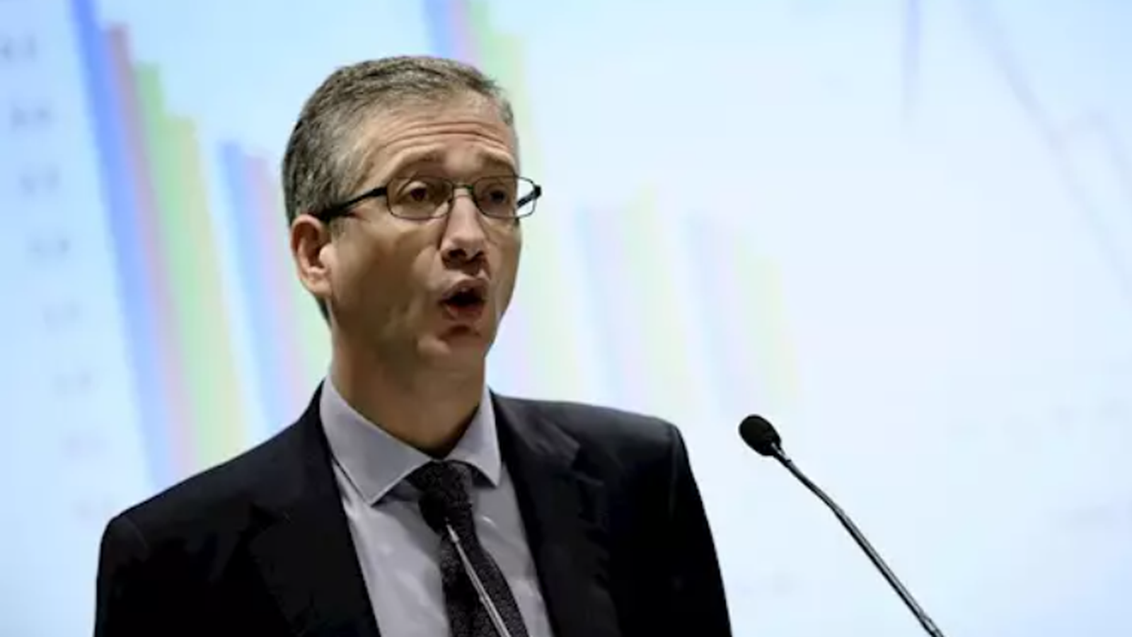 El president del Banc d'Espanya, Pablo Hernández de Cos, aquest dilluns