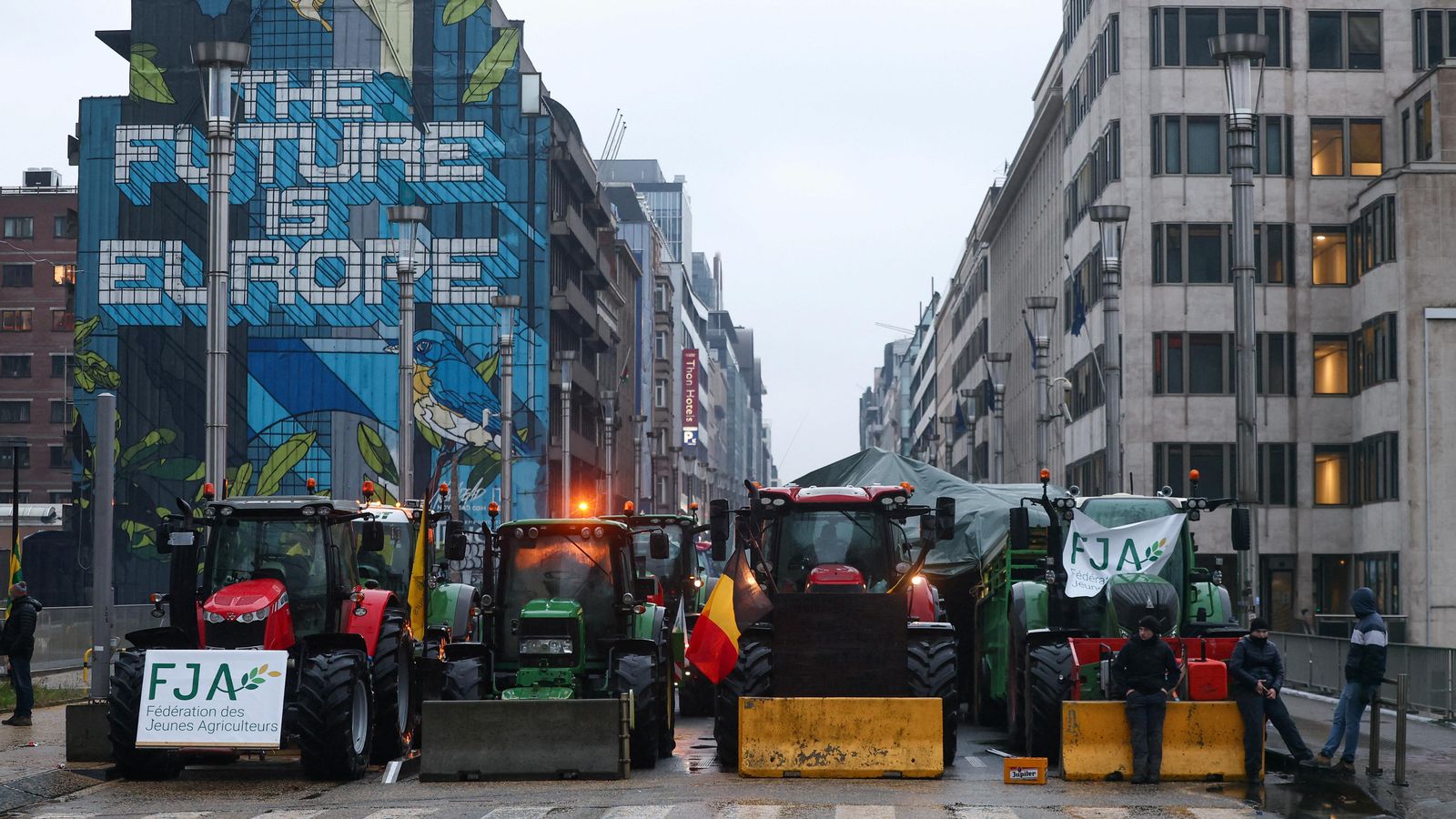 Protesta aquest dilluns a Brussel·les