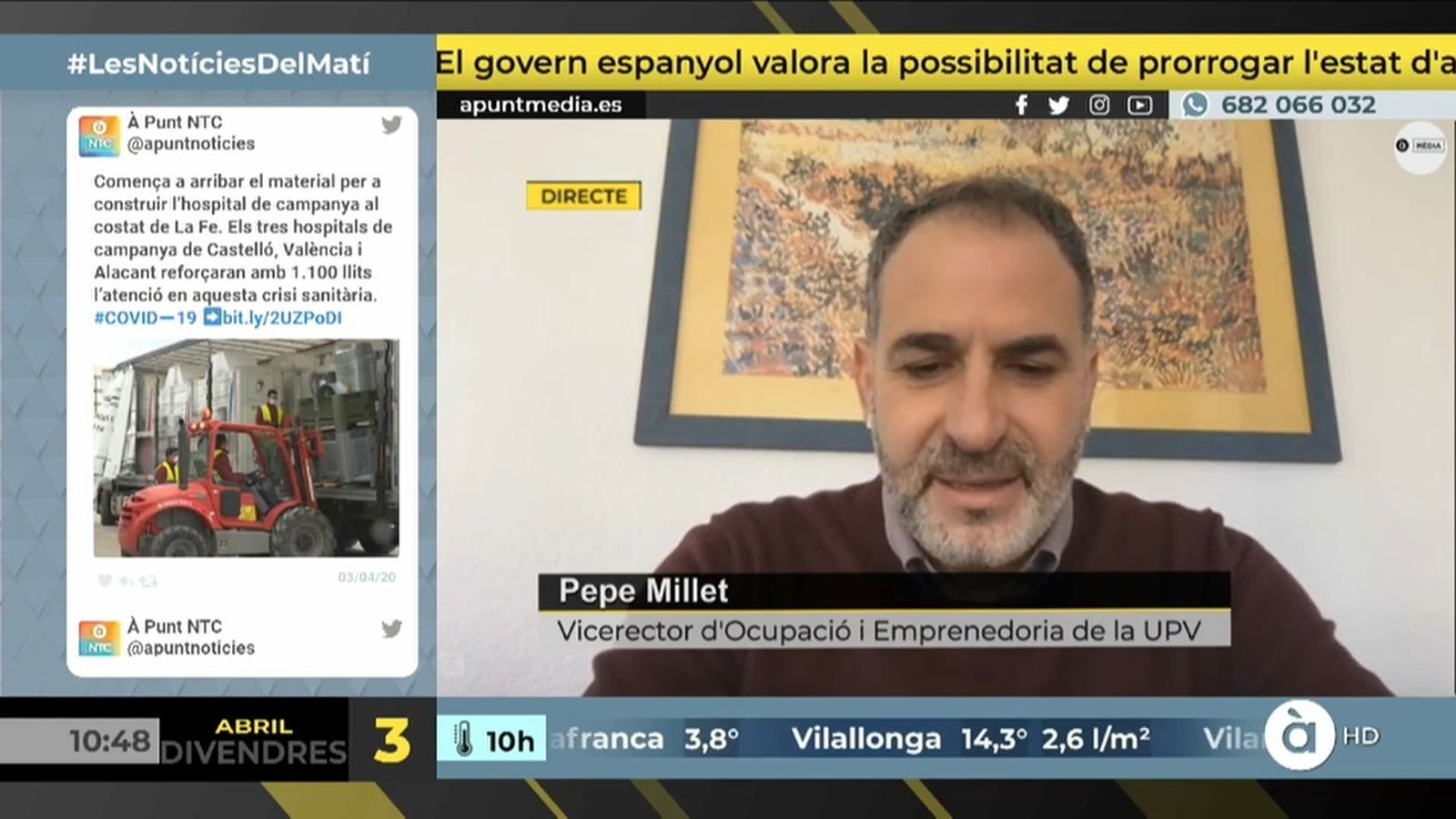 03.04.2020 | NM Entrevista a Pepe Millet
