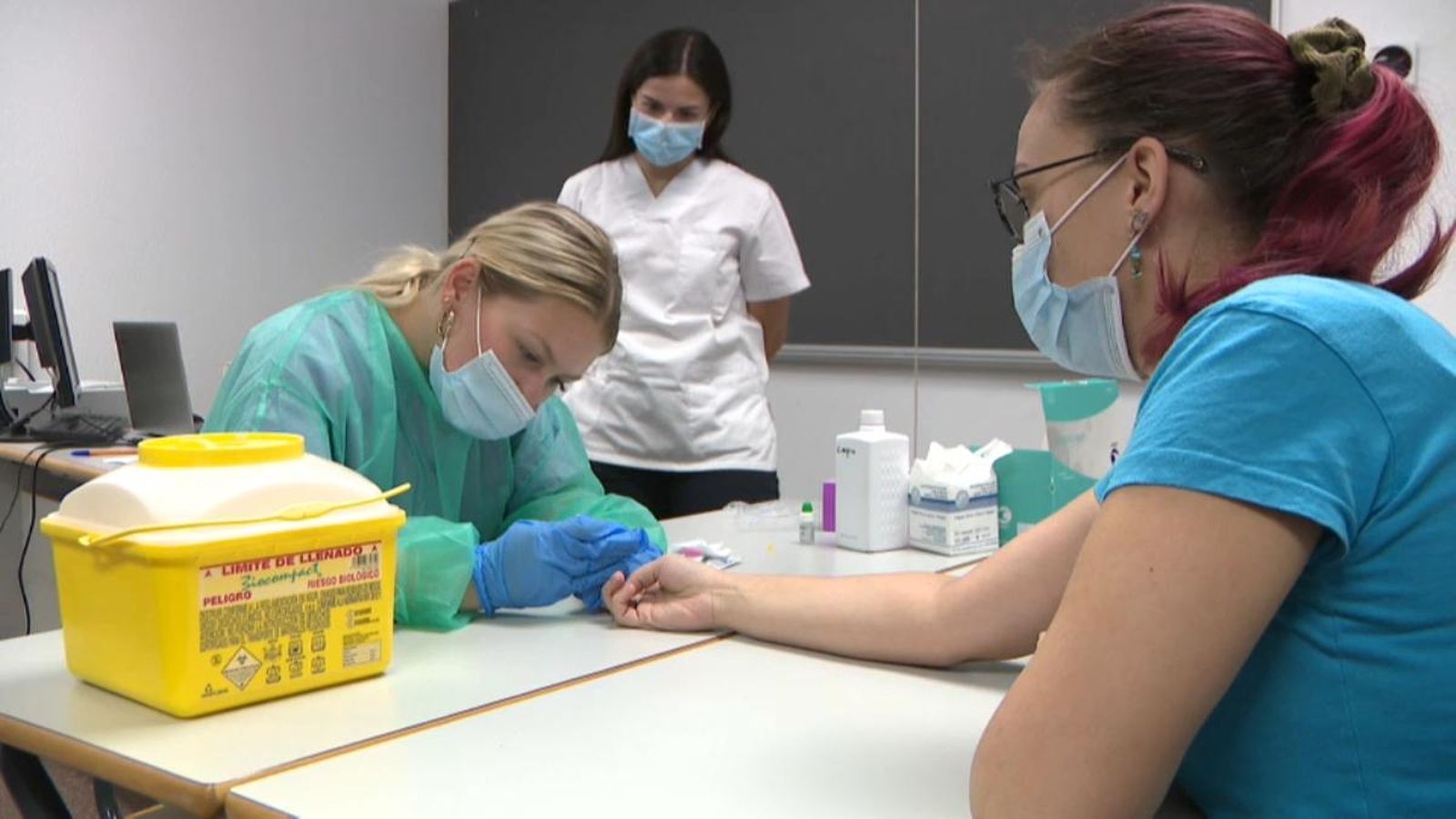 Imatge d'arxiu de proves de coronavirus