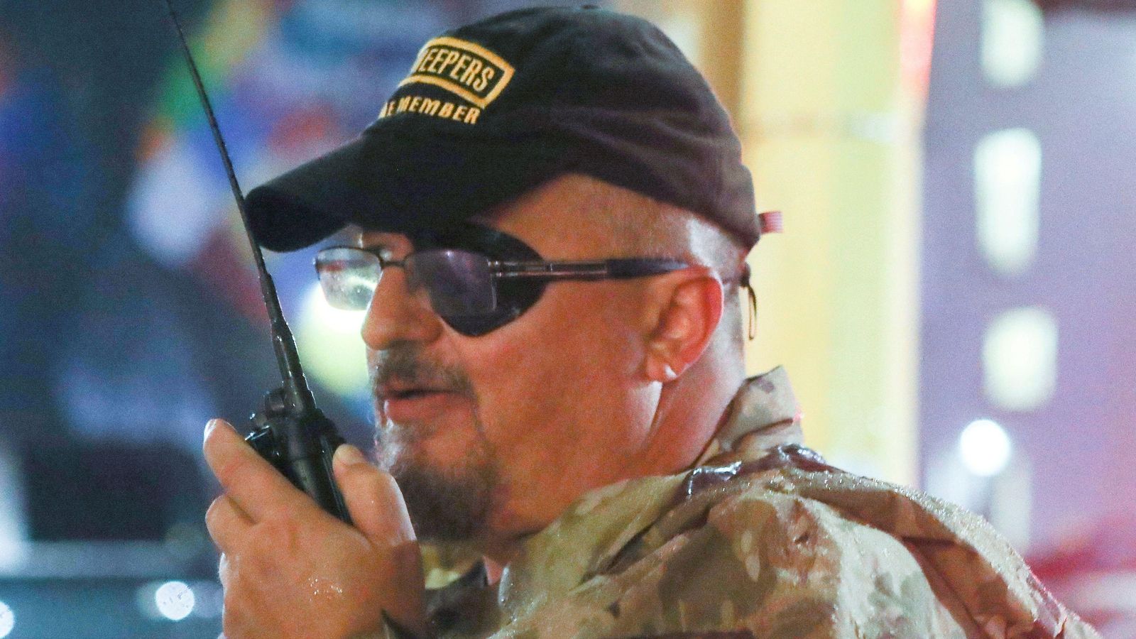 Imatge d'arxiu del fundador del grup ultradretà Oath Keepers, Stewart Rhodes