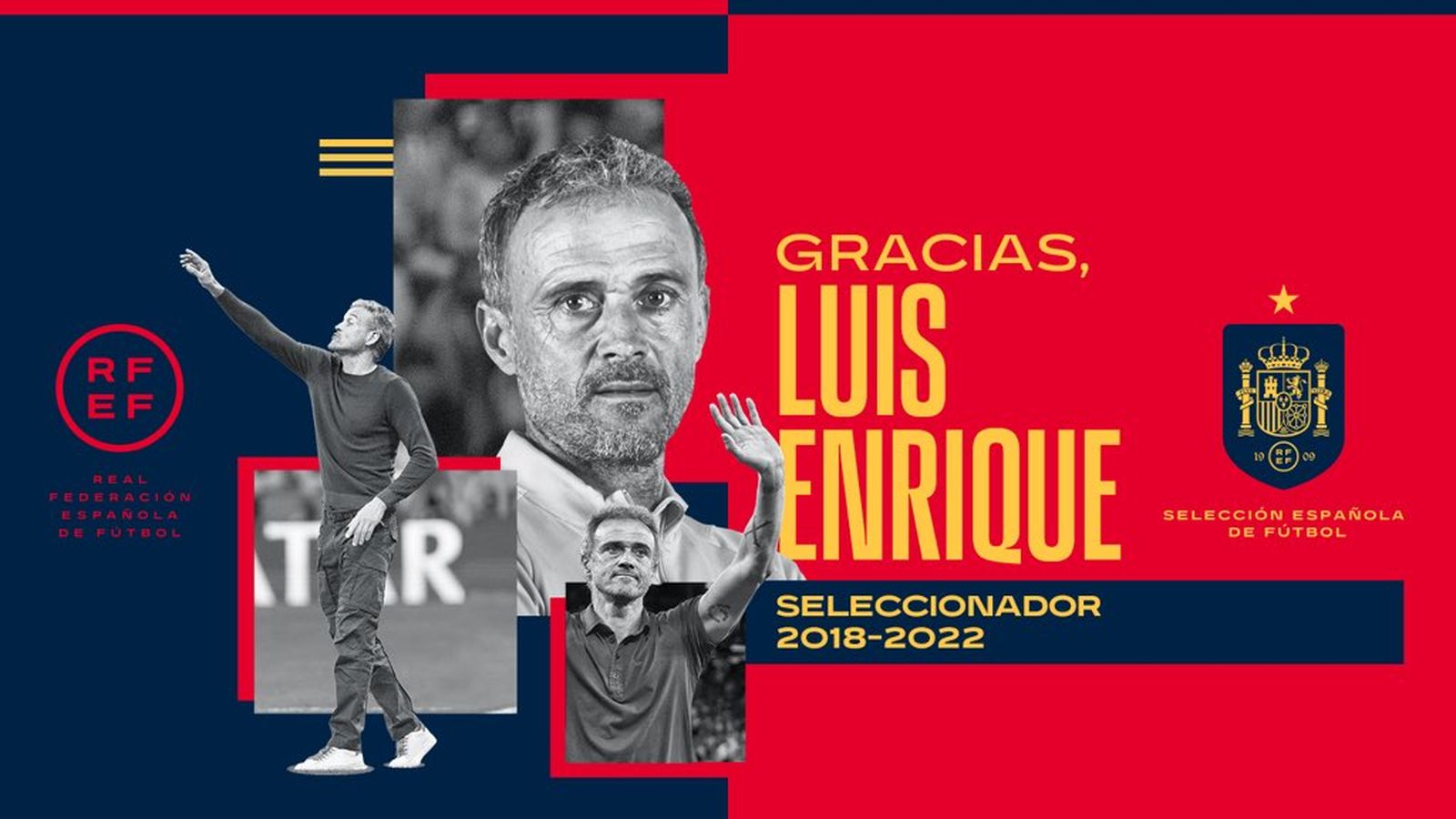 Així ha sigut el gràfic de comiat a Luis Enrique