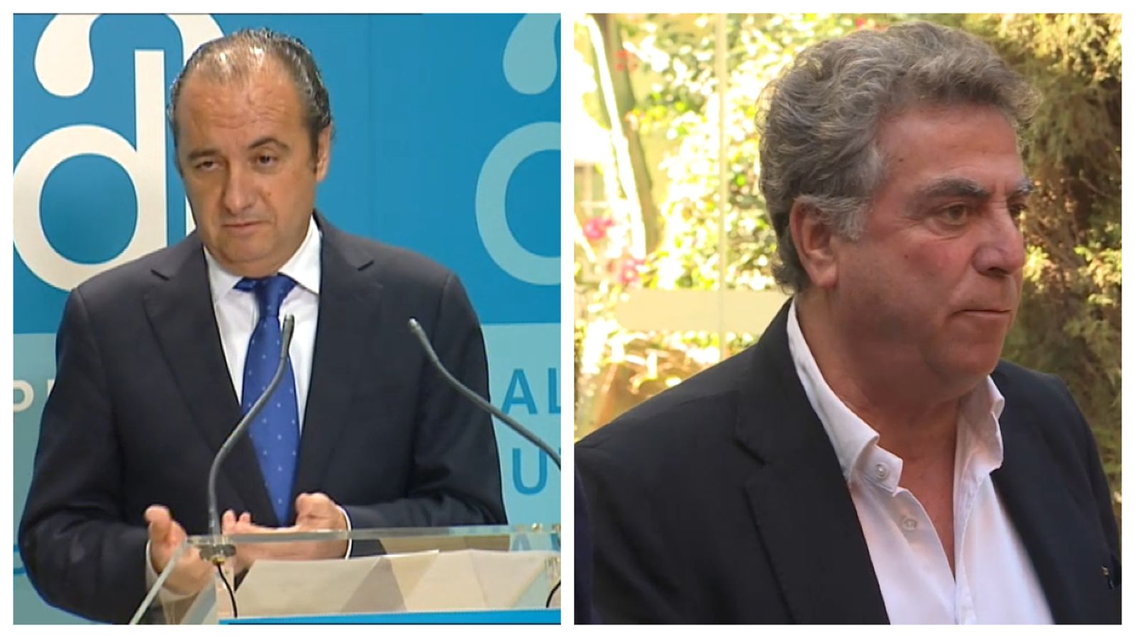 Joaquin Ripoll i Enrique Ortíz en imatges d'arxiu