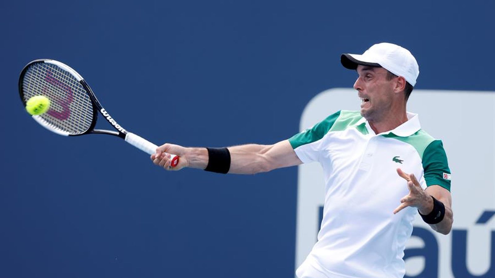 Roberto Bautista en el Masters 1000 de Miami.