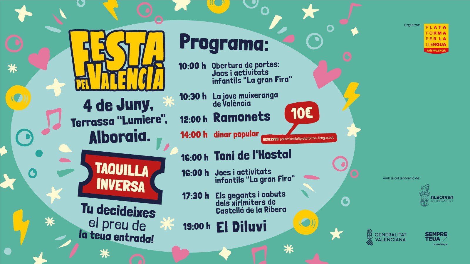 Cartell de la Festa pel Valencià