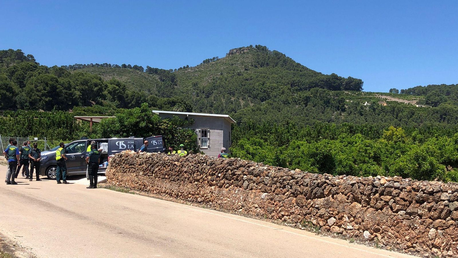 Hort a Xeresa on s'ha trobat el cos sense vida del senderista