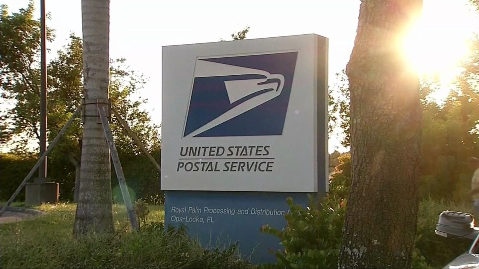 L'oficina central del servei postal ubicat a Opa-Locka, a Florida