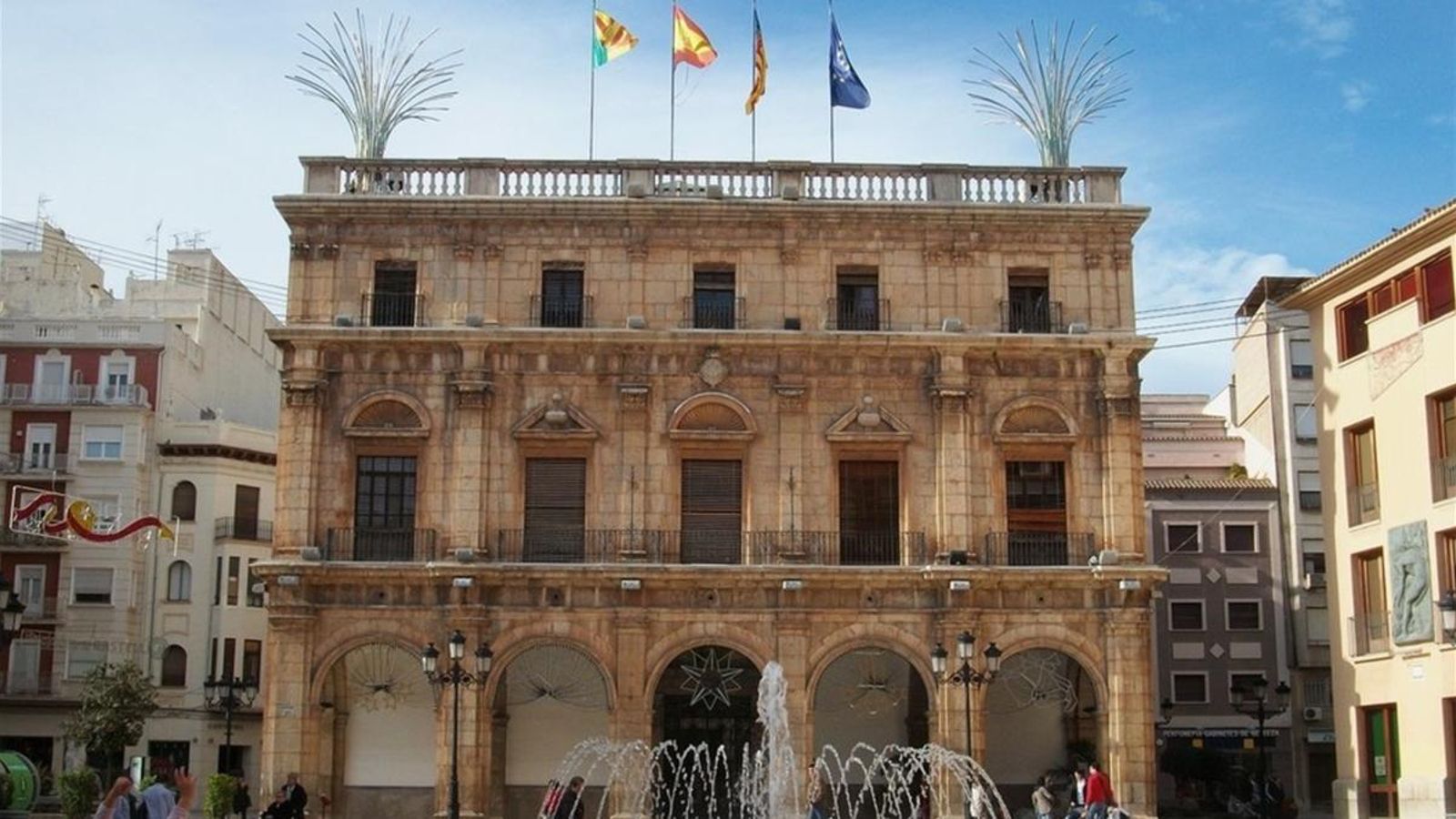 Façana de l'Ajuntament de Castelló de la Plana