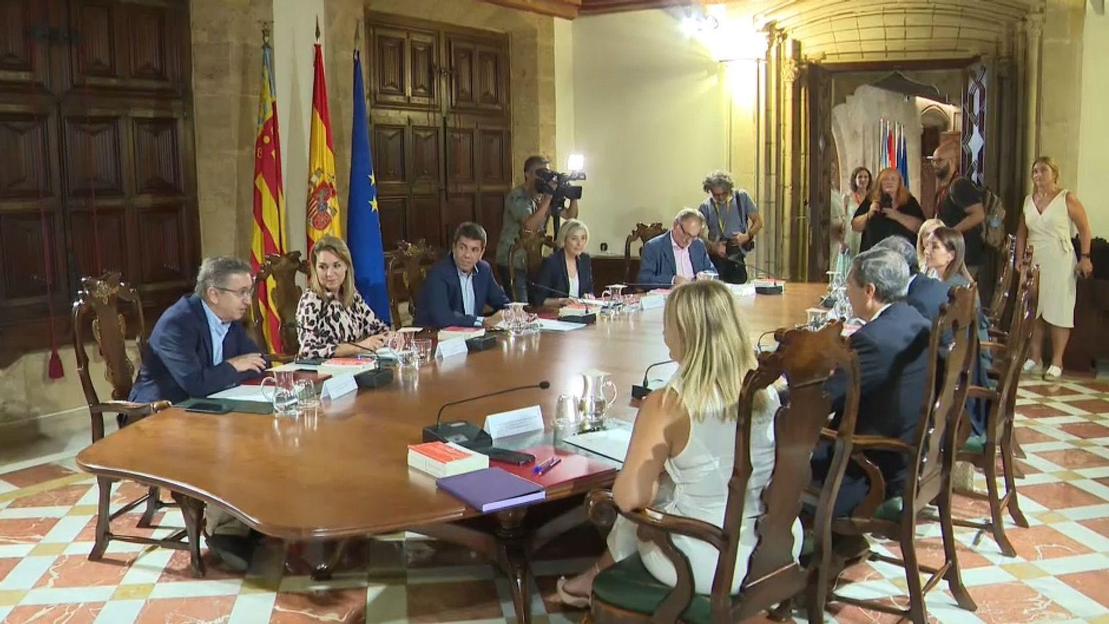 El ple del Consell, reunit a Castelló de la Plana, on s'ha aprovat la declaració institucional