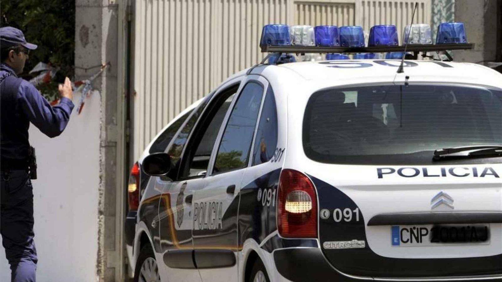 Vehicle de la Policia Nacional en Dos Hermanas en una imatge d'arxiu