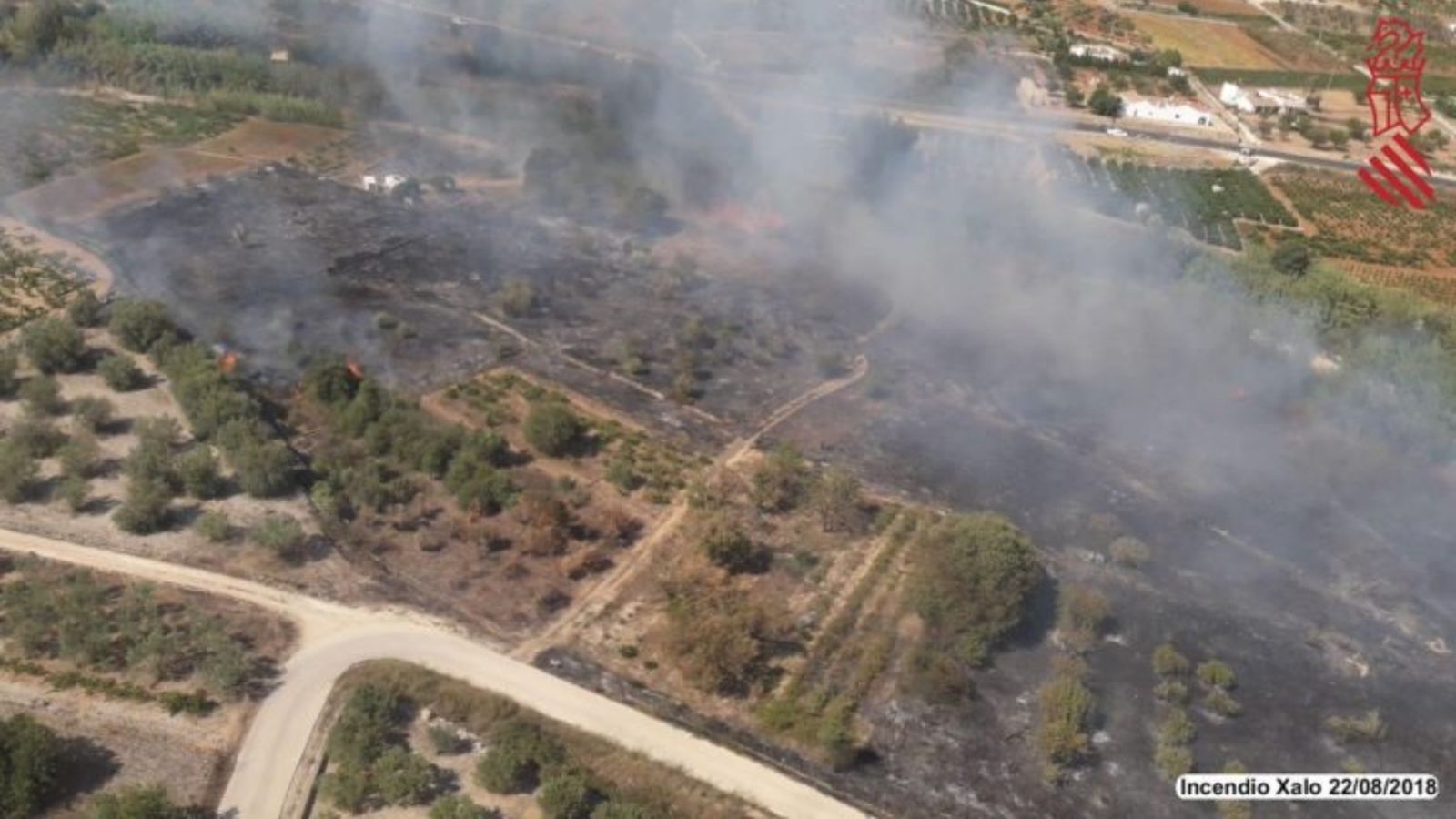 Estabilitzat l\'incendi forestal declarat a Xaló