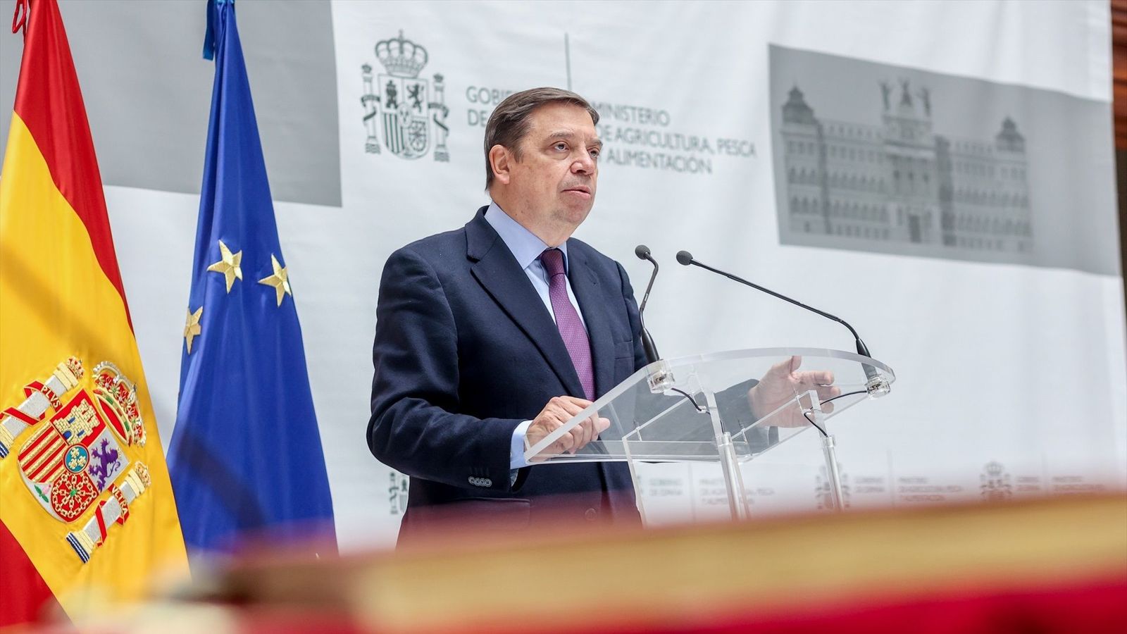 Foto d'arxiu del ministre d'Agricultura, Pesca i Alimentació, Luis Planas