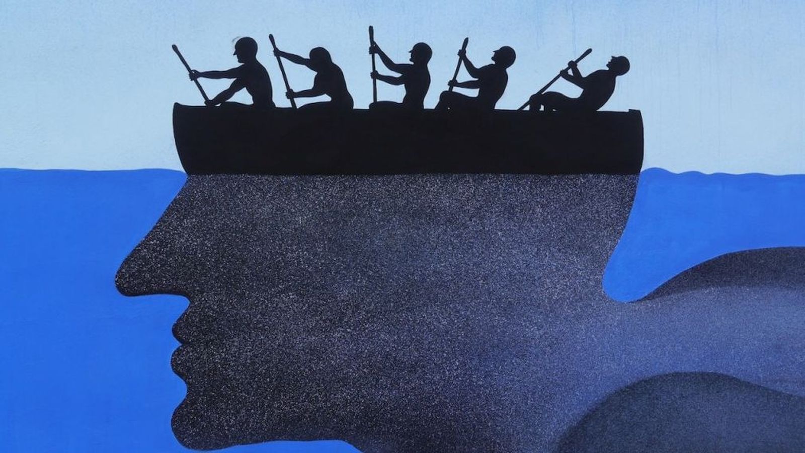 Detall del mural de centre de dia Molí de Vila de Vila-real per a malalts d'Alzheimer