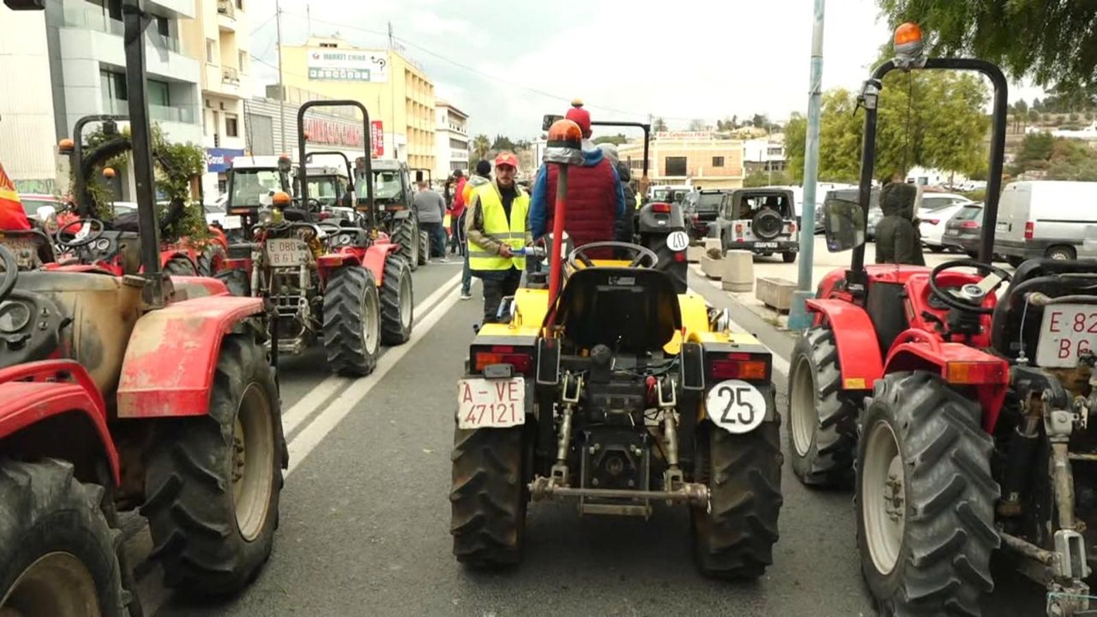 Tractorada a Benissa