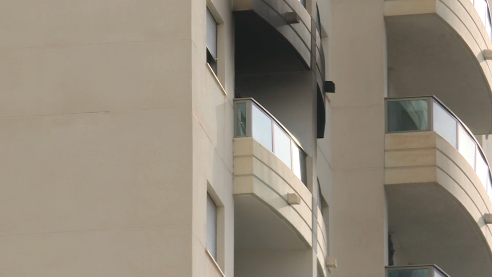 Apartament incendiat a la Vila Joiosa