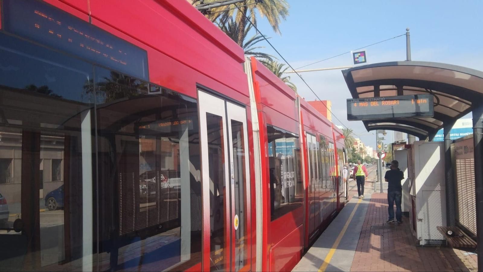 Imatge d'arxiu del tramvia de Metrovalència