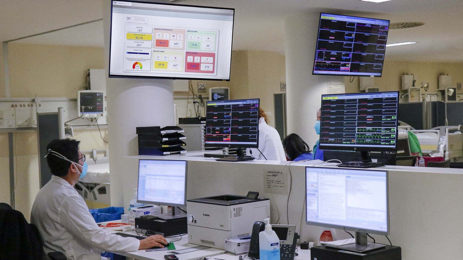 L'Hospital La Fe implanta el monitoratge en temps real de totes les zones d'urgències