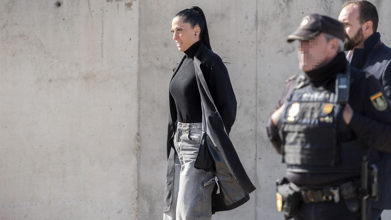 Hermoso a la seua eixida de l'Audiència Nacional de San Fernando de Henares, el 3 de febrer