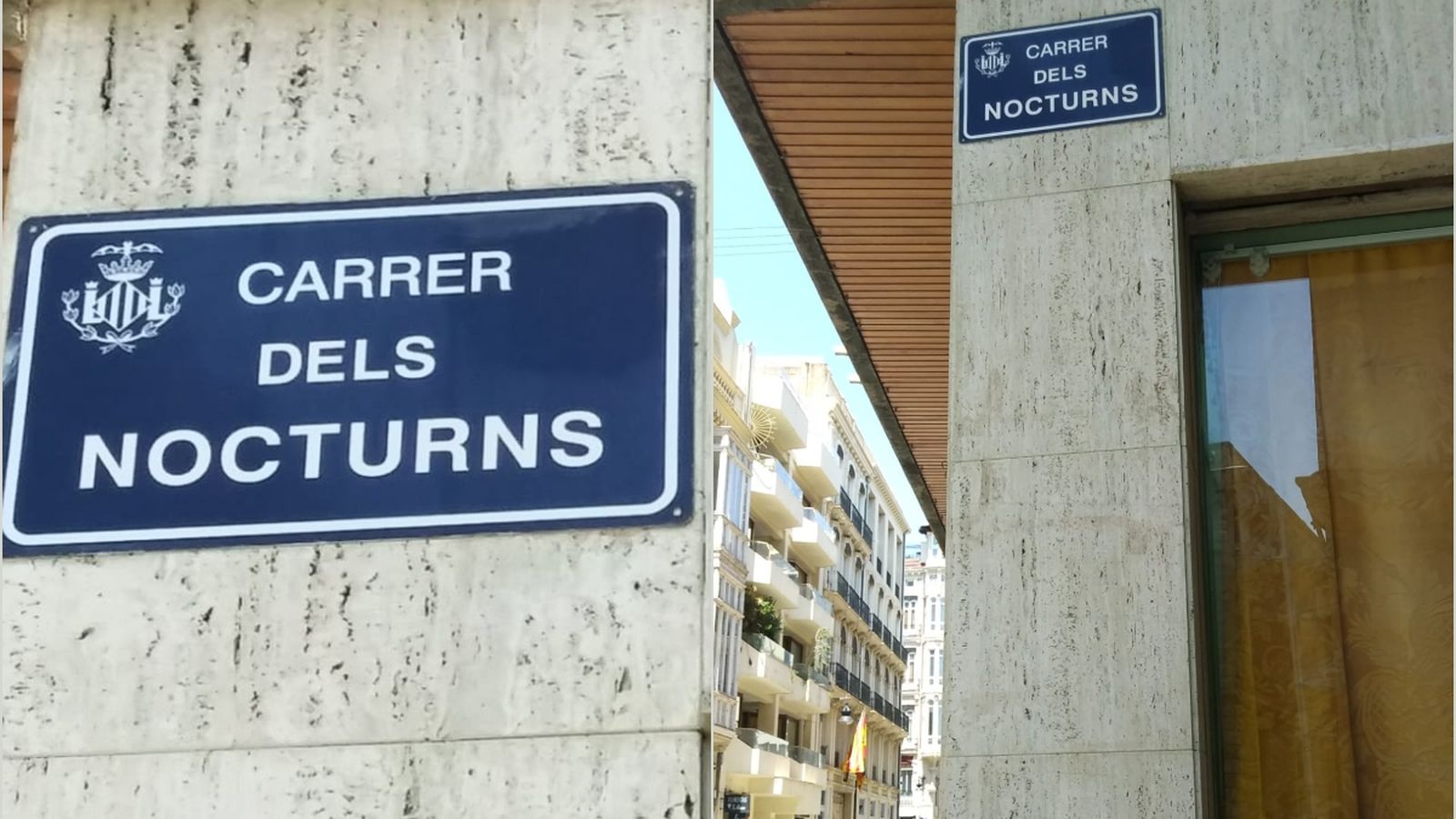 El carrer dels Nocturns de València