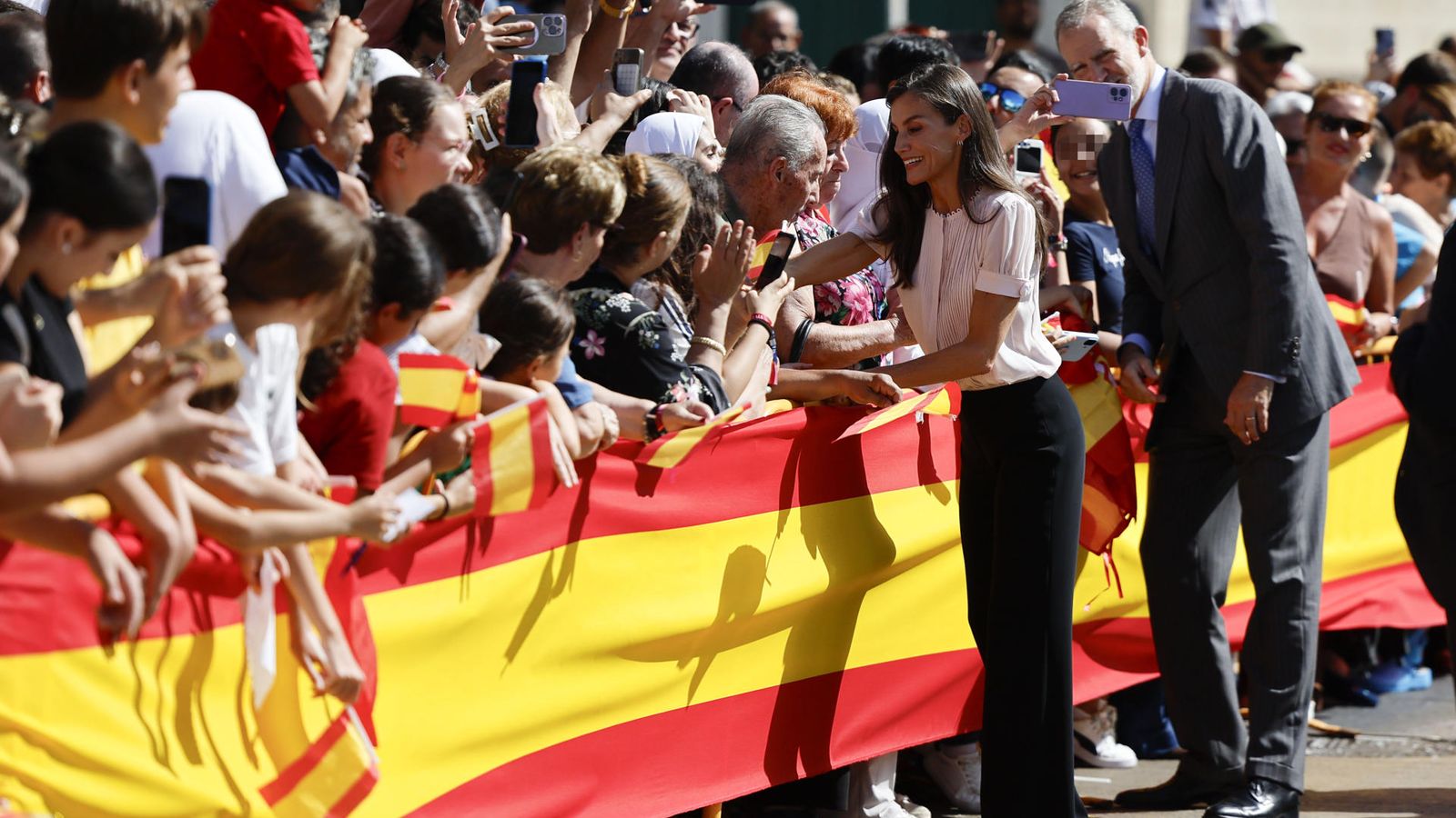 Letícia i Felip VI, en la visita a Melilla