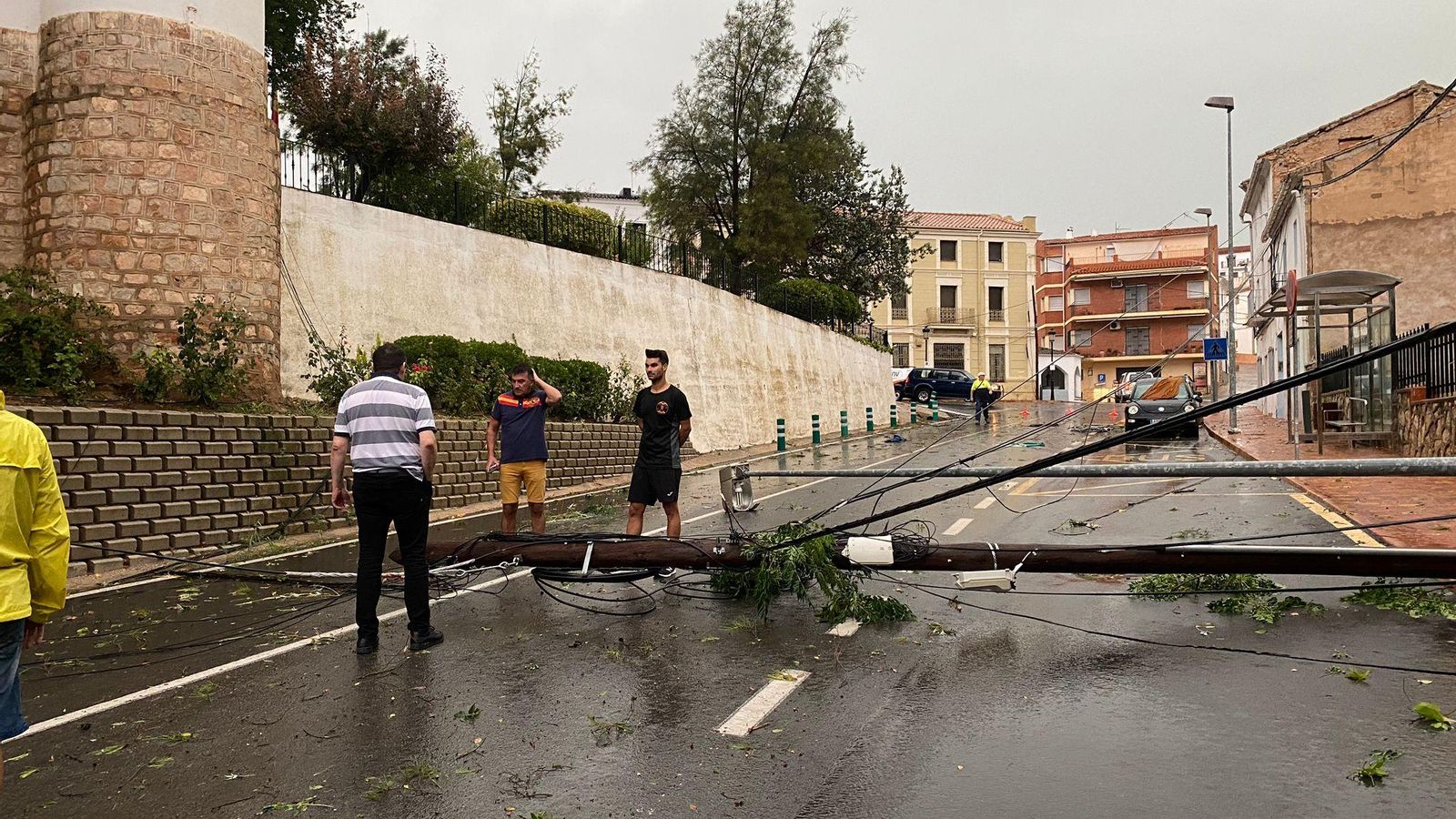 Afectacions del vent als carrers de Cofrents