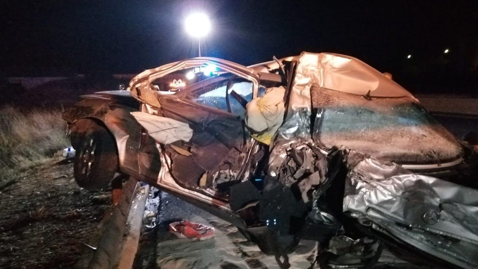 Imatge del vehicle accidentat